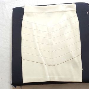 XOXO cream knit skirt.  Sz s. Never worn